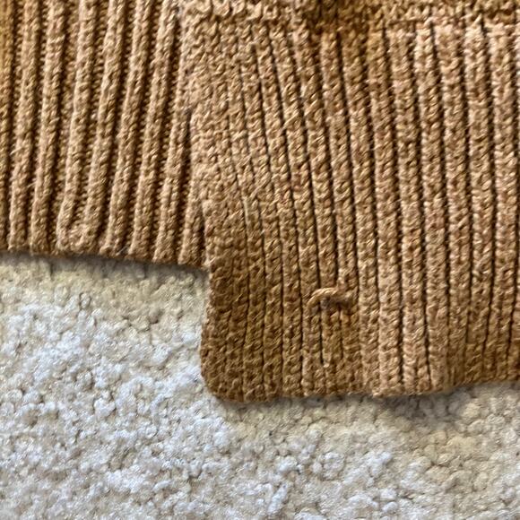 Brown long knit cardigan Silence + Noise cozycore preppy light academia twee - Picture 10 of 11